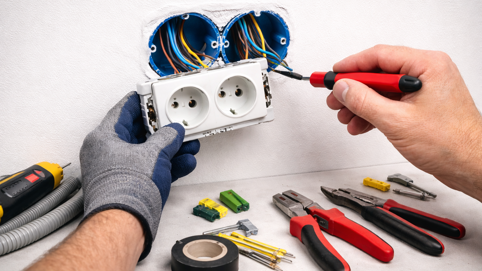 Priz Anahtar Montajı